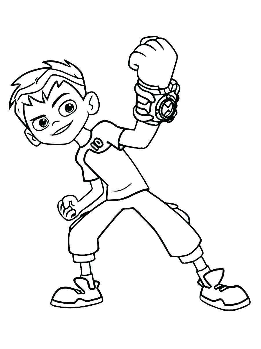 Ben 10 coloring page 18