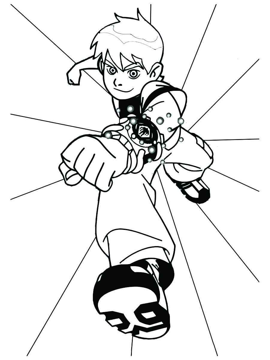 Ben 10 coloring page 19