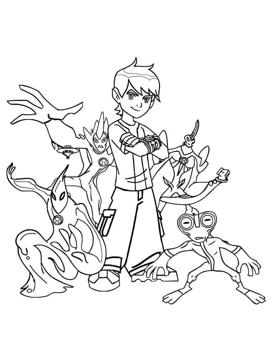 Ben 10 coloring page 27