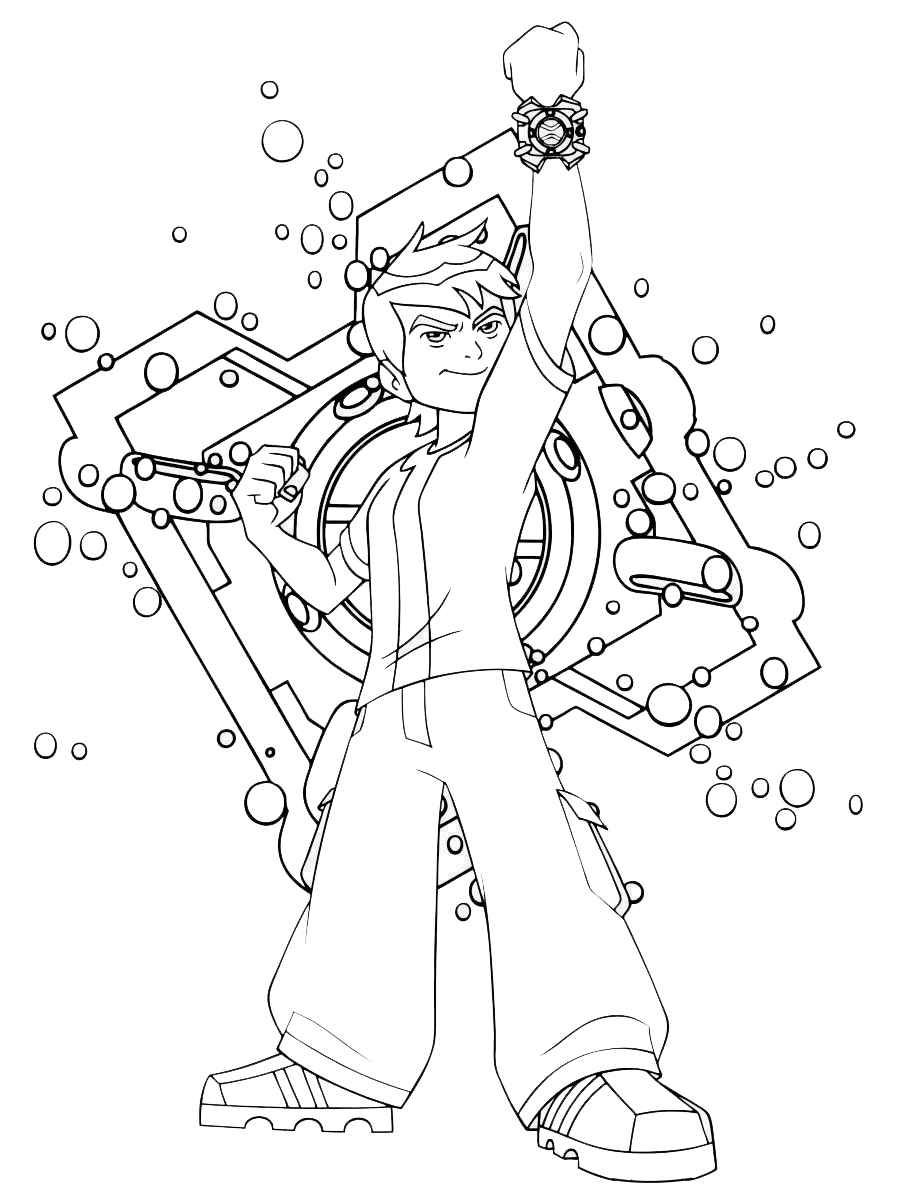 Ben 10 coloring page 28