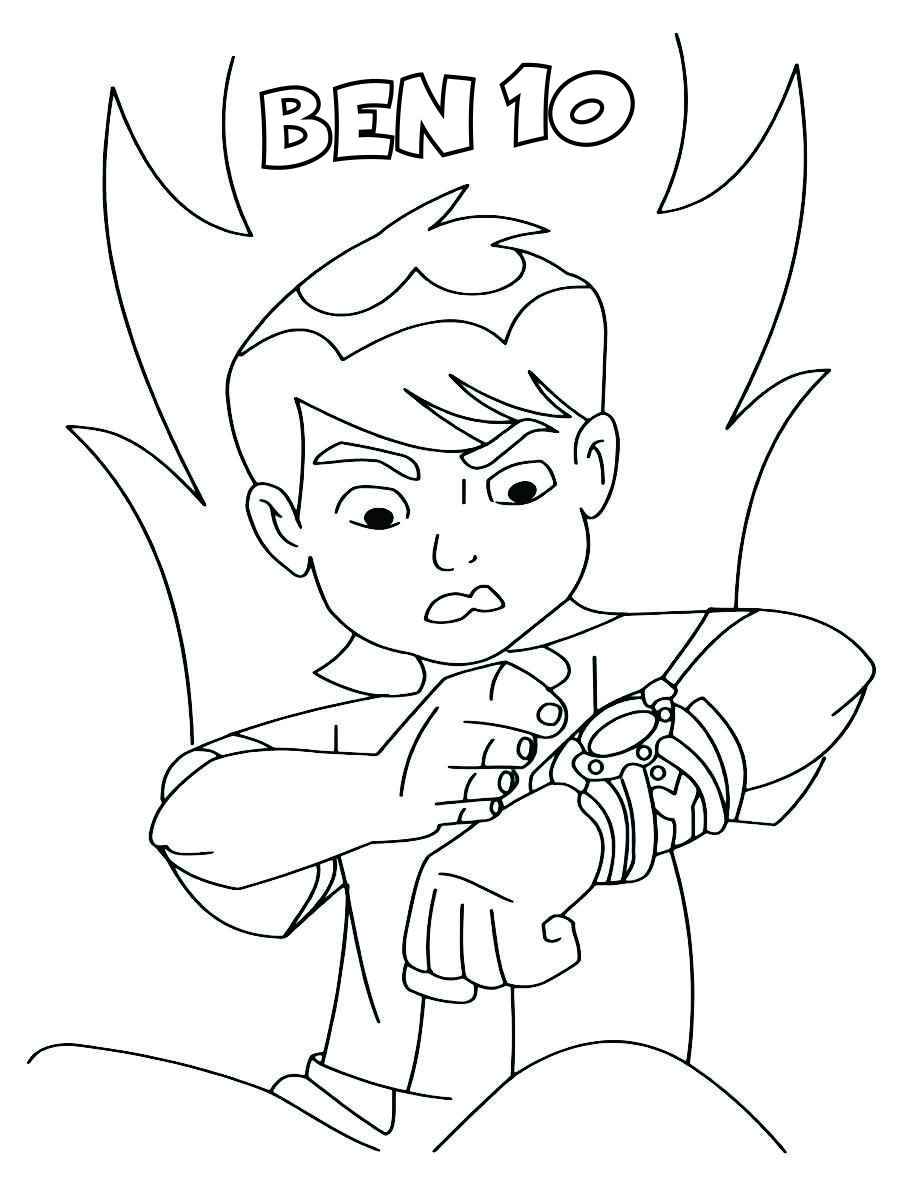 Ben 10 coloring page 3