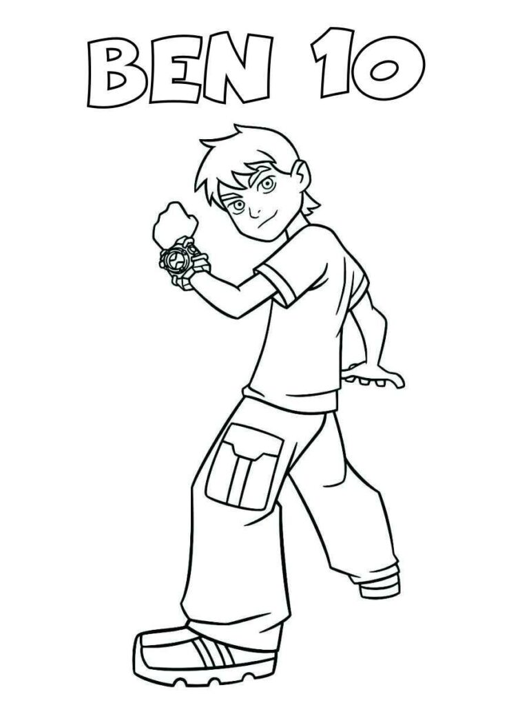 Ben 10 Coloring Page