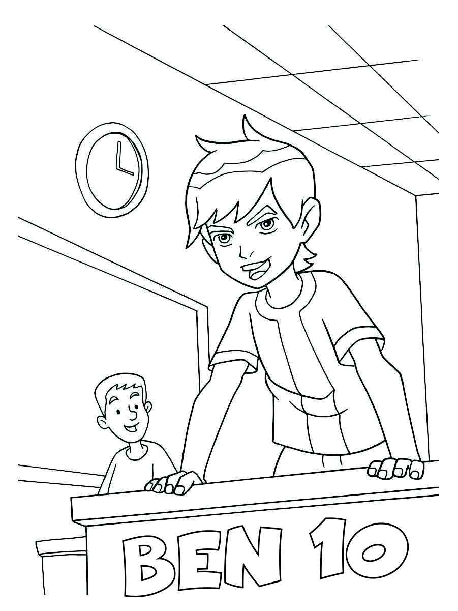 Ben 10 coloring page 5