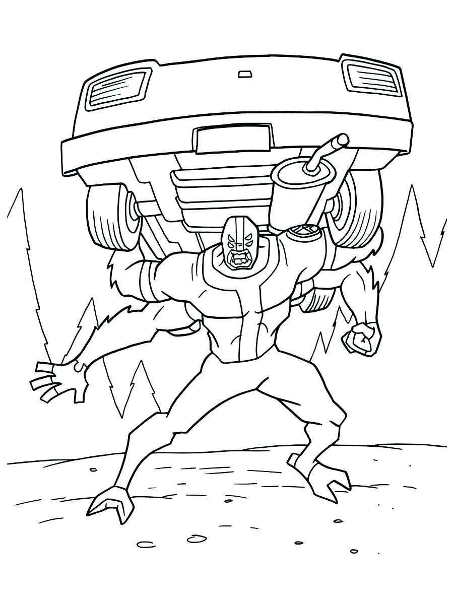 Ben 10 coloring page 52