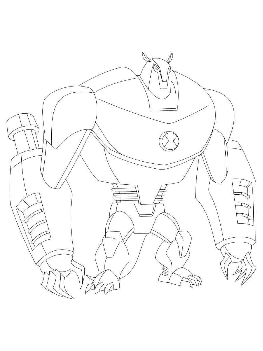 Ben 10 coloring page 57