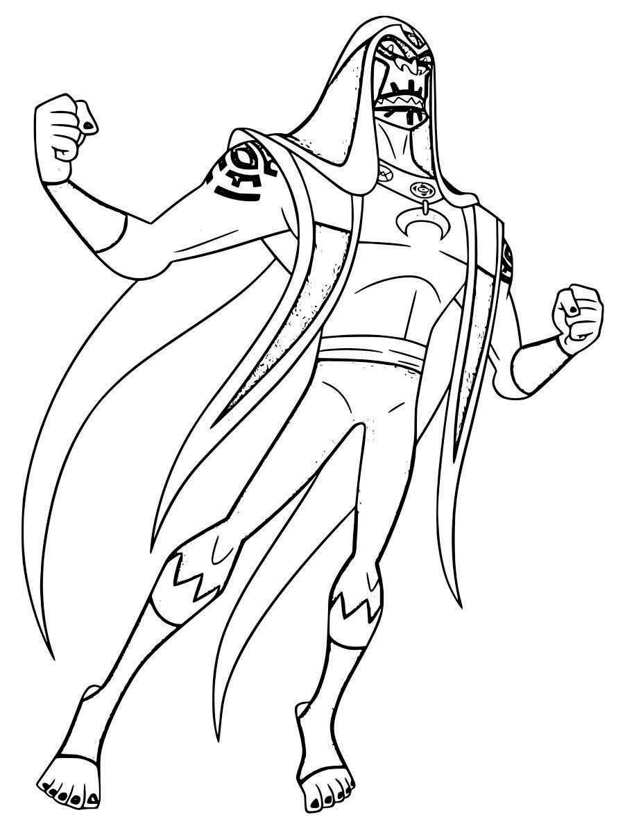 Ben 10 coloring page 58