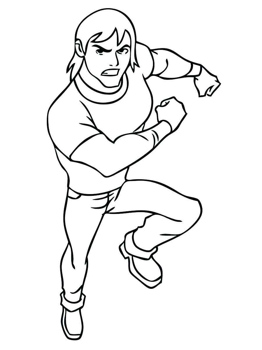 Ben 10 coloring page 8