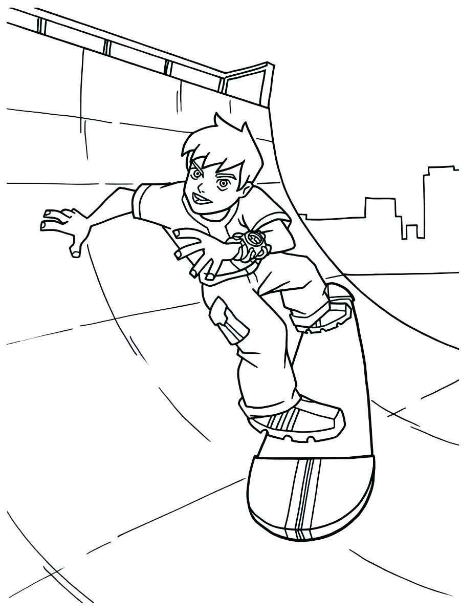 Ben 10 coloring page 92