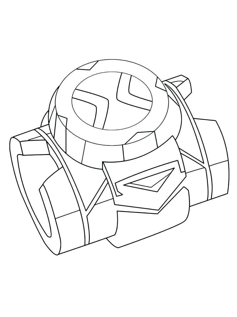 Ben 10 Omnitrix coloring page