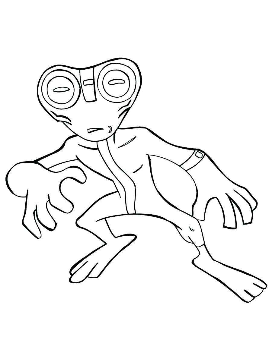 Ben 10 printable coloring page 40