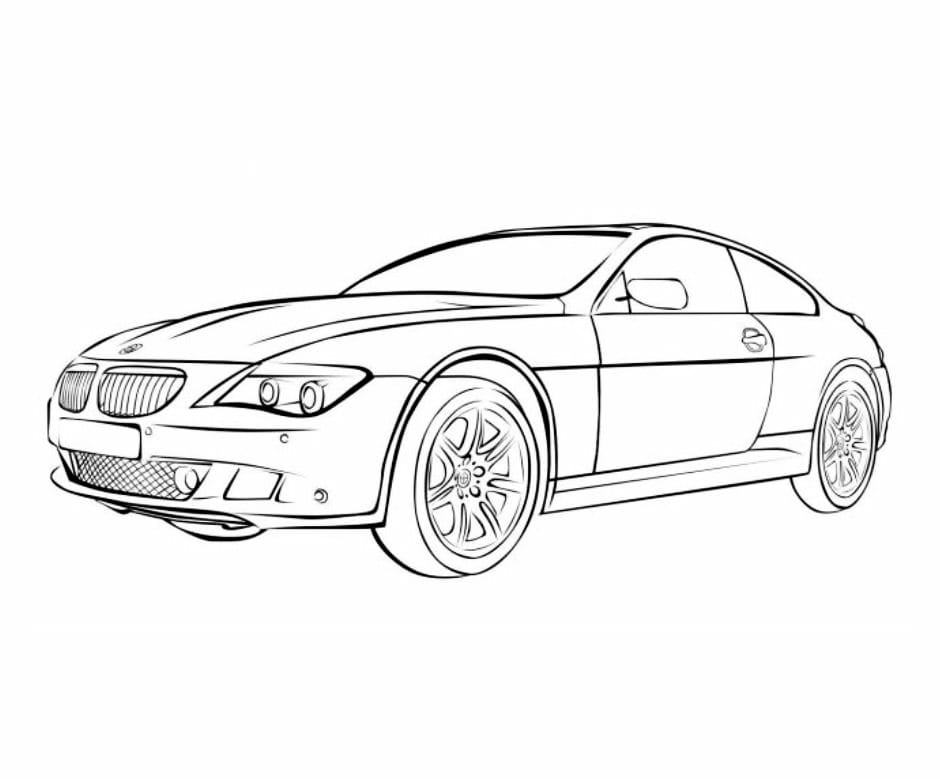 car coloring page