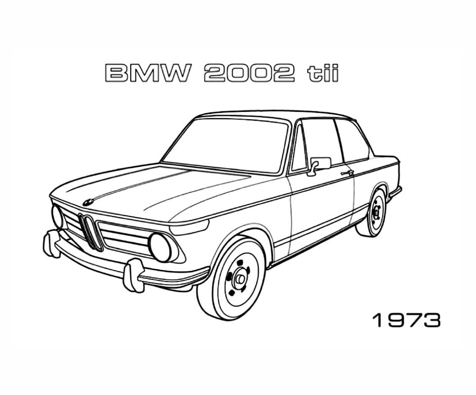 BMW coloring page