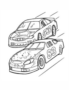 car coloring pages