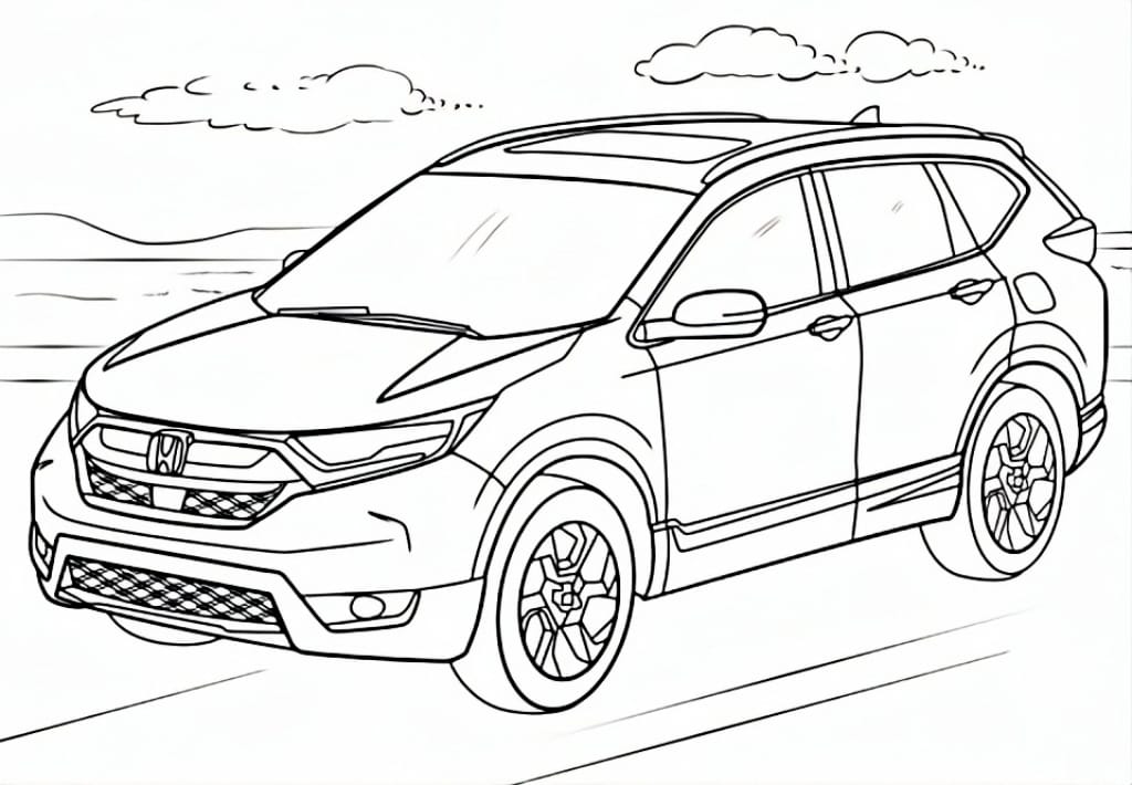 car coloring pages 9