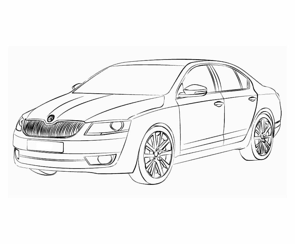 car coloring pages 9