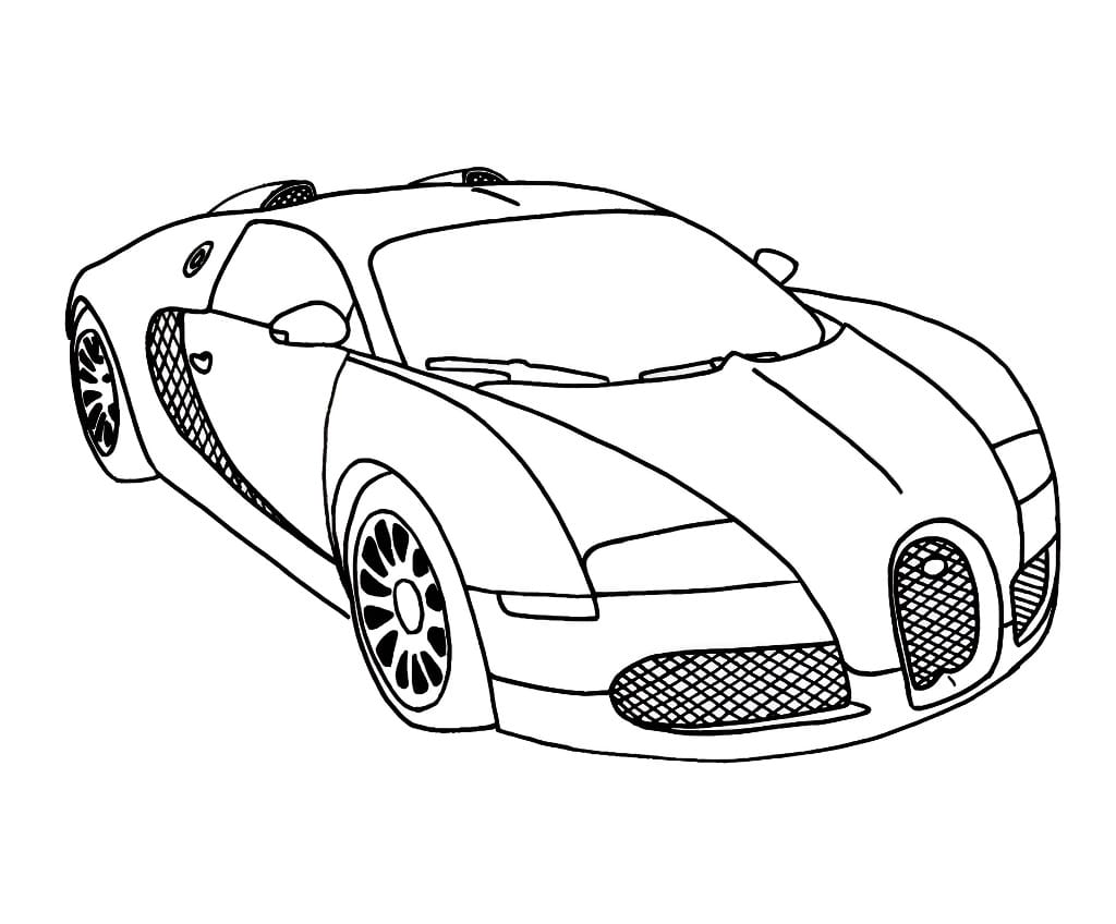 car coloring pages