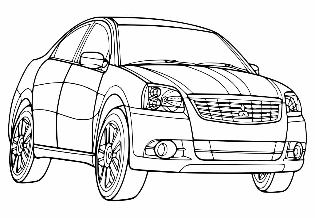 car coloring pages 5