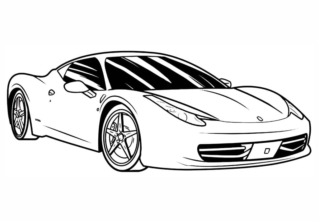 car coloring pages 18