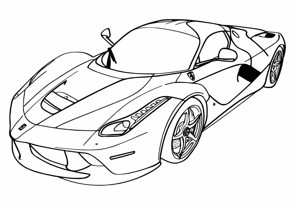 car coloring pages 3