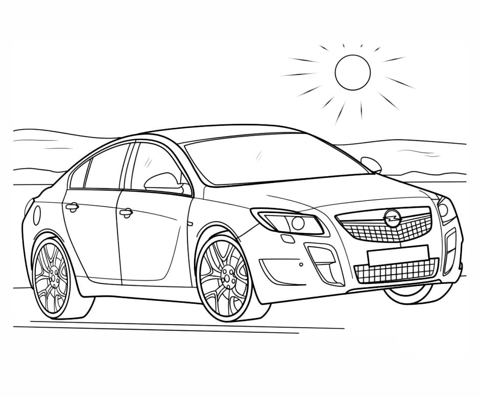 car coloring pages 6