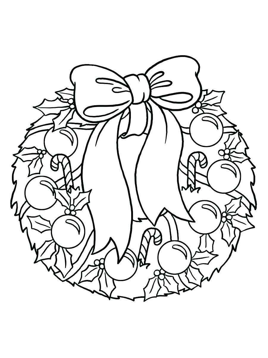 Advent wreath coloring page.