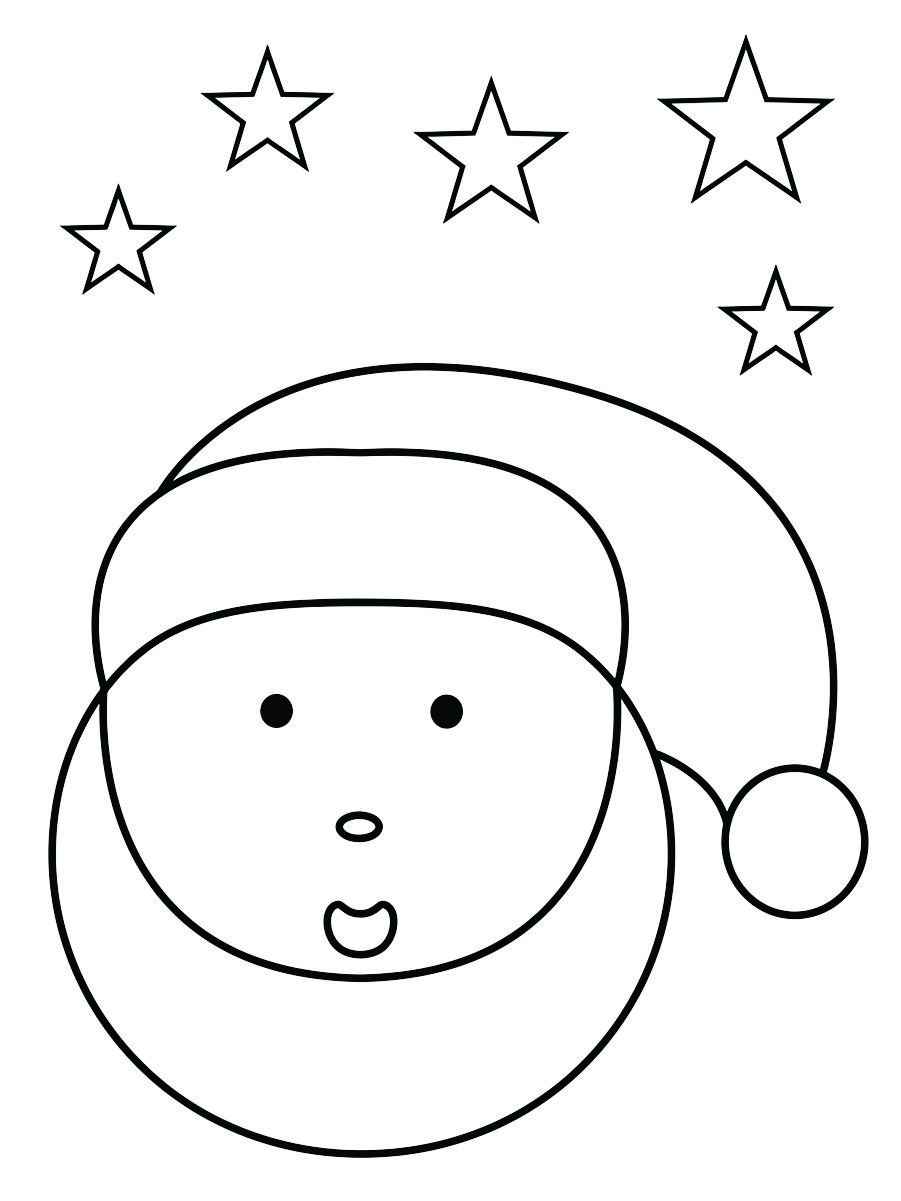 Santa Claus coloring page.