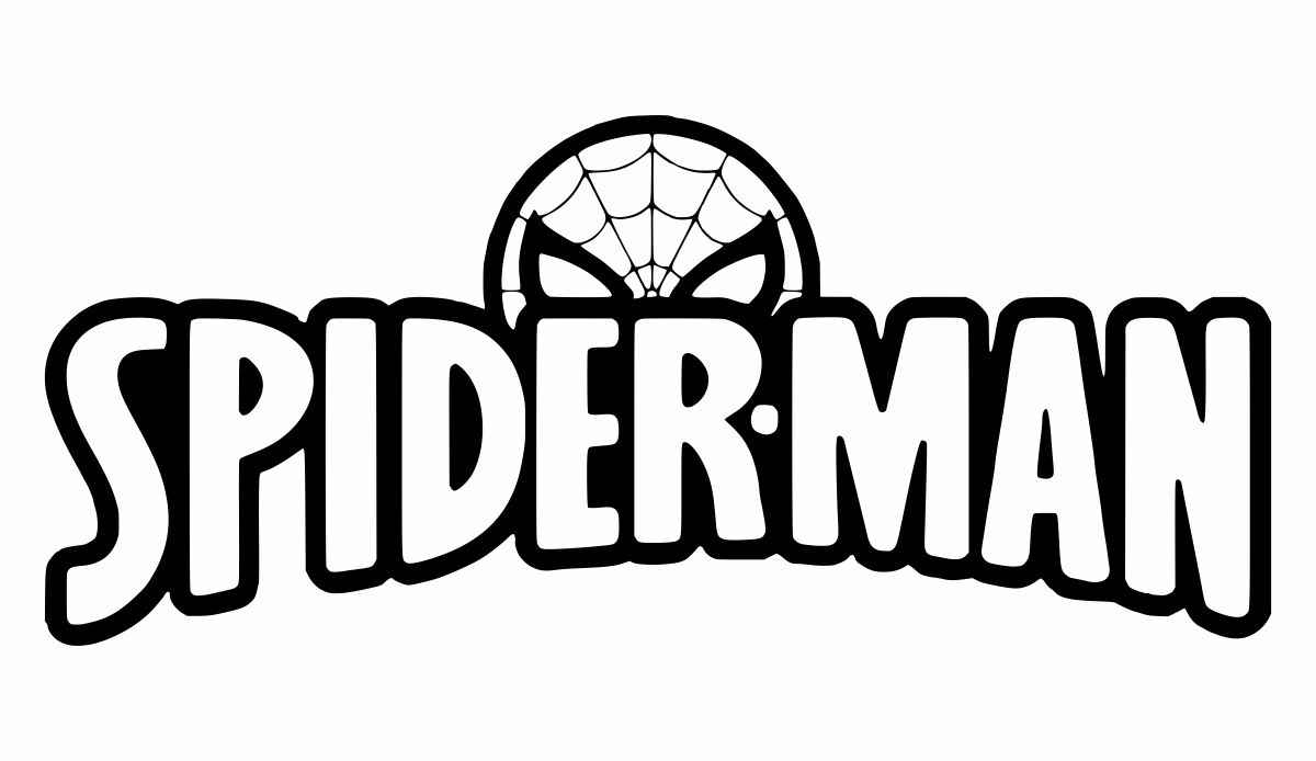 Color Spider-Man name.