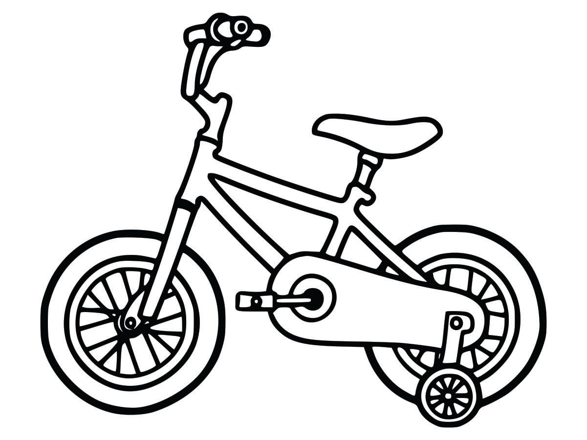 Coloring page, simple design for easy coloring by kids.