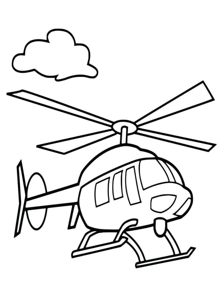 beautiful and easy coloring page