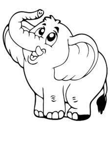 Elephant Coloring Page