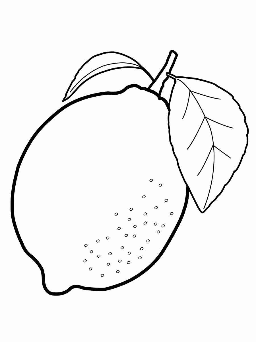 guava coloring page 2