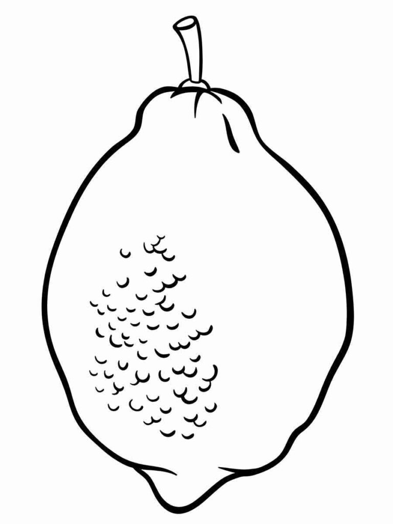 guava coloring page 3