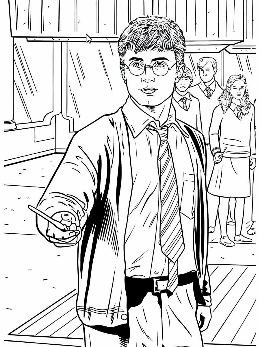 Harry Potter coloring page 19