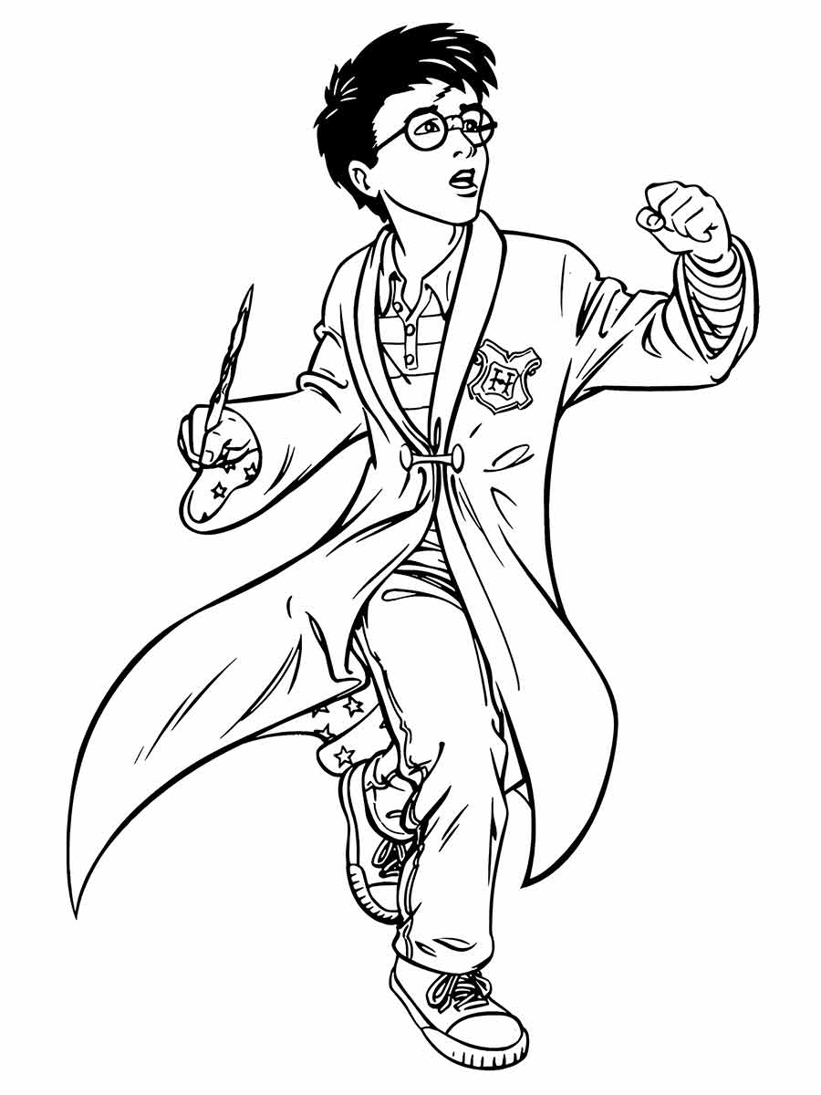 Harry Potter coloring page 4