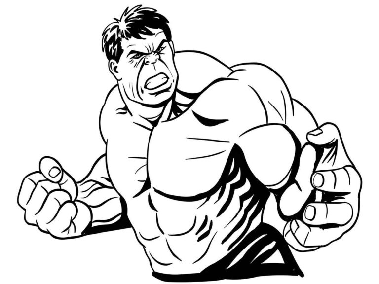 Hulk Coloring Page