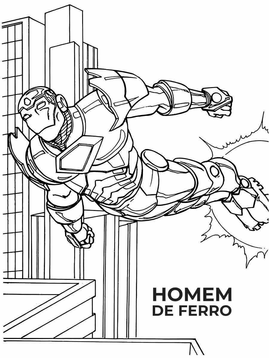 Iron Man coloring page 49.