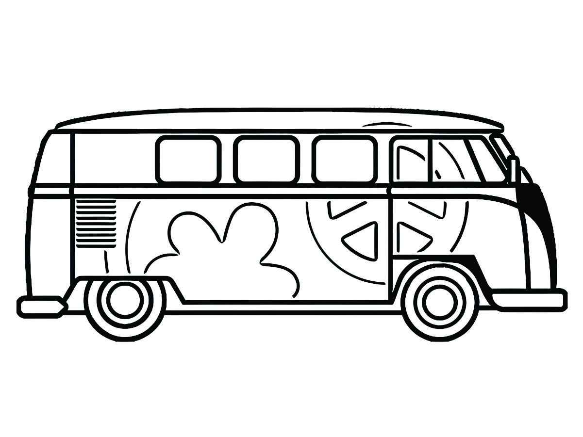 Printable Kombi coloring page.