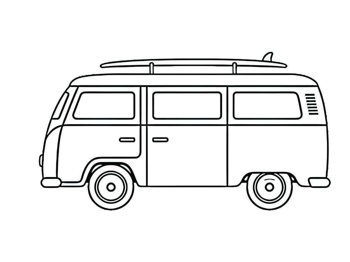 Printable Kombi coloring page.