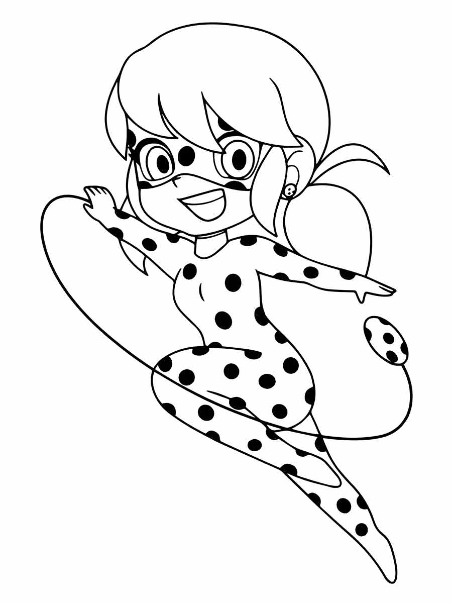 Coloring page of Ladybug.