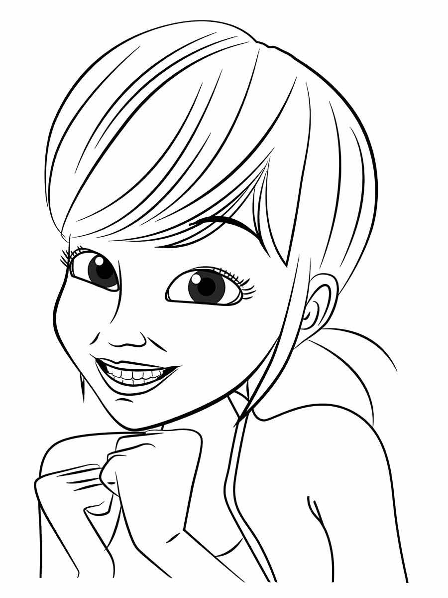 Coloring page of Ladybug.