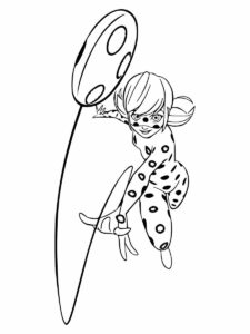 Miraculous Ladybug Coloring Page