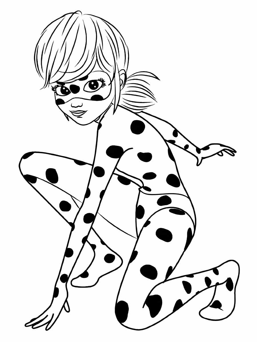 Coloring page of Ladybug to print.