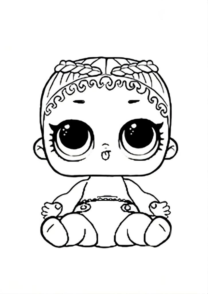 LOL Baby Doll coloring page.