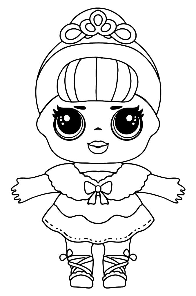 LOL Crystal Queen coloring page