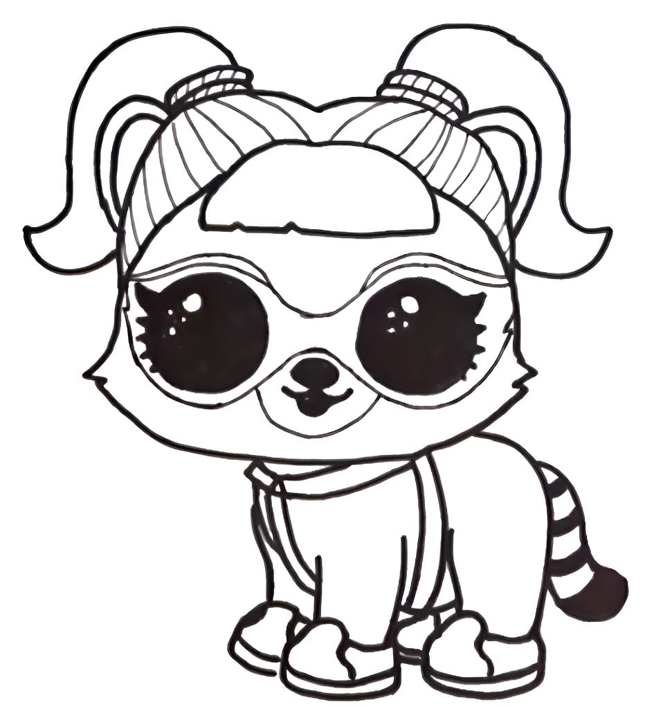 LOL Cute Surprise Doll coloring page.