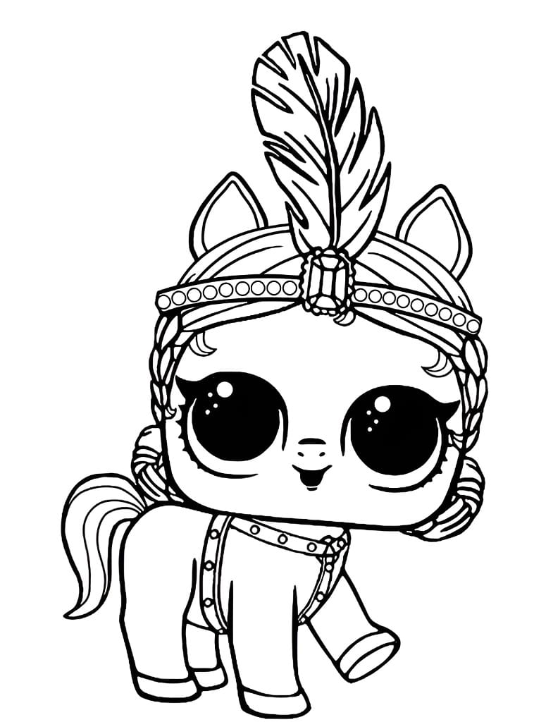 LOL Doll Arkliukas coloring page.