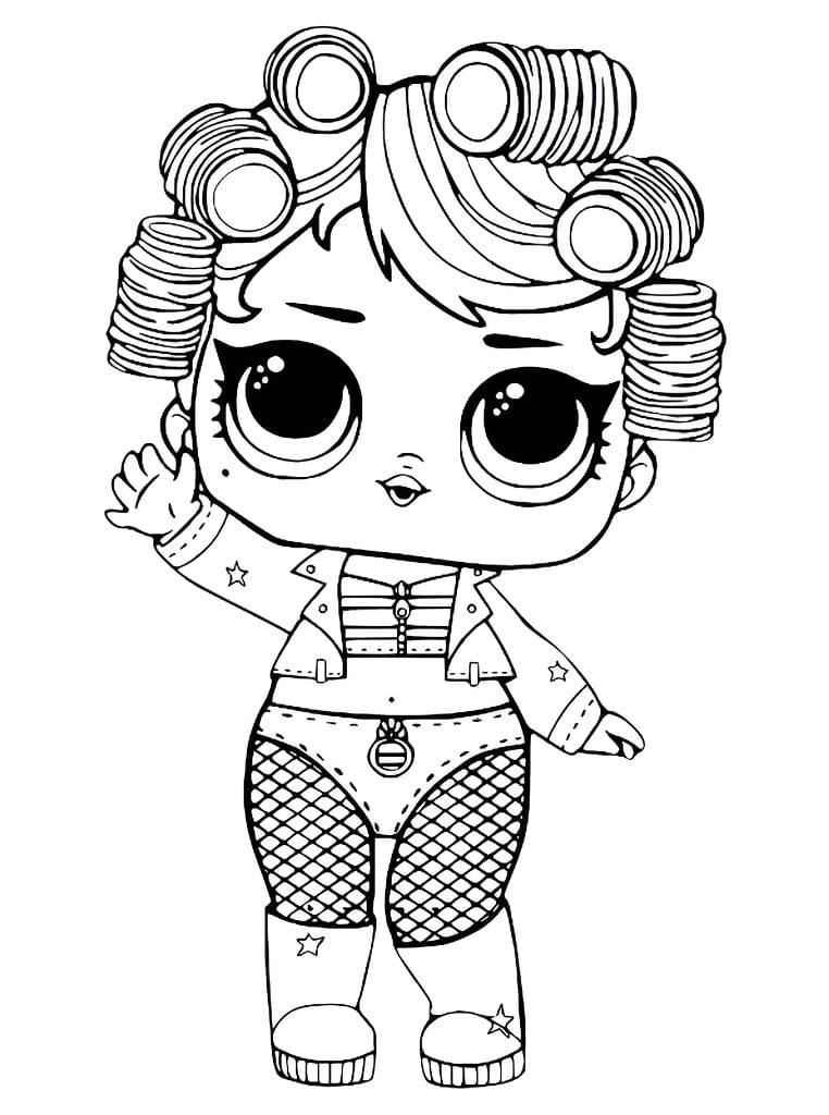 LOL Goo Goo Queen coloring page.