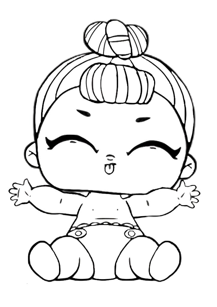 LOL It Baby Doll coloring page.