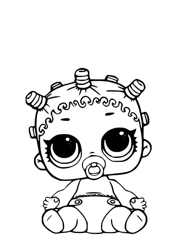 LOL Lil Roller Doll coloring page.