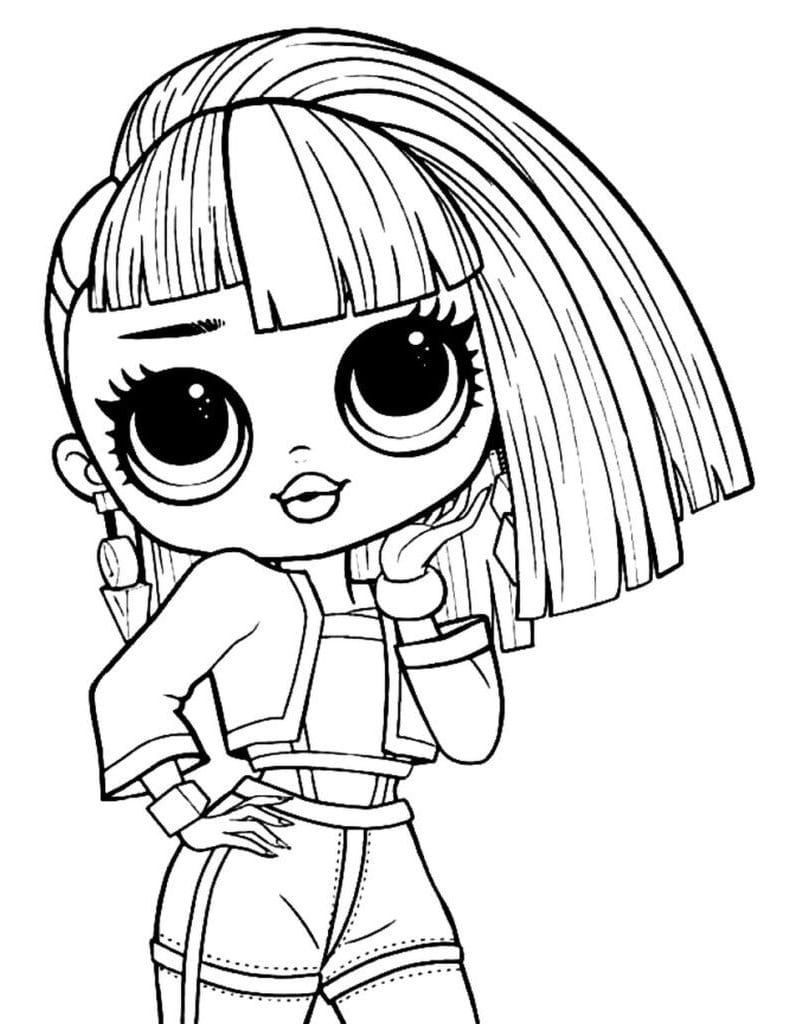 LOL Madinga Doll coloring page.